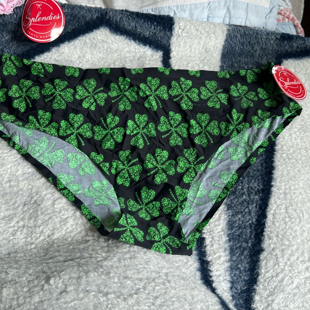 Splendies special additions, Shamrock panties size 2X new with tags
